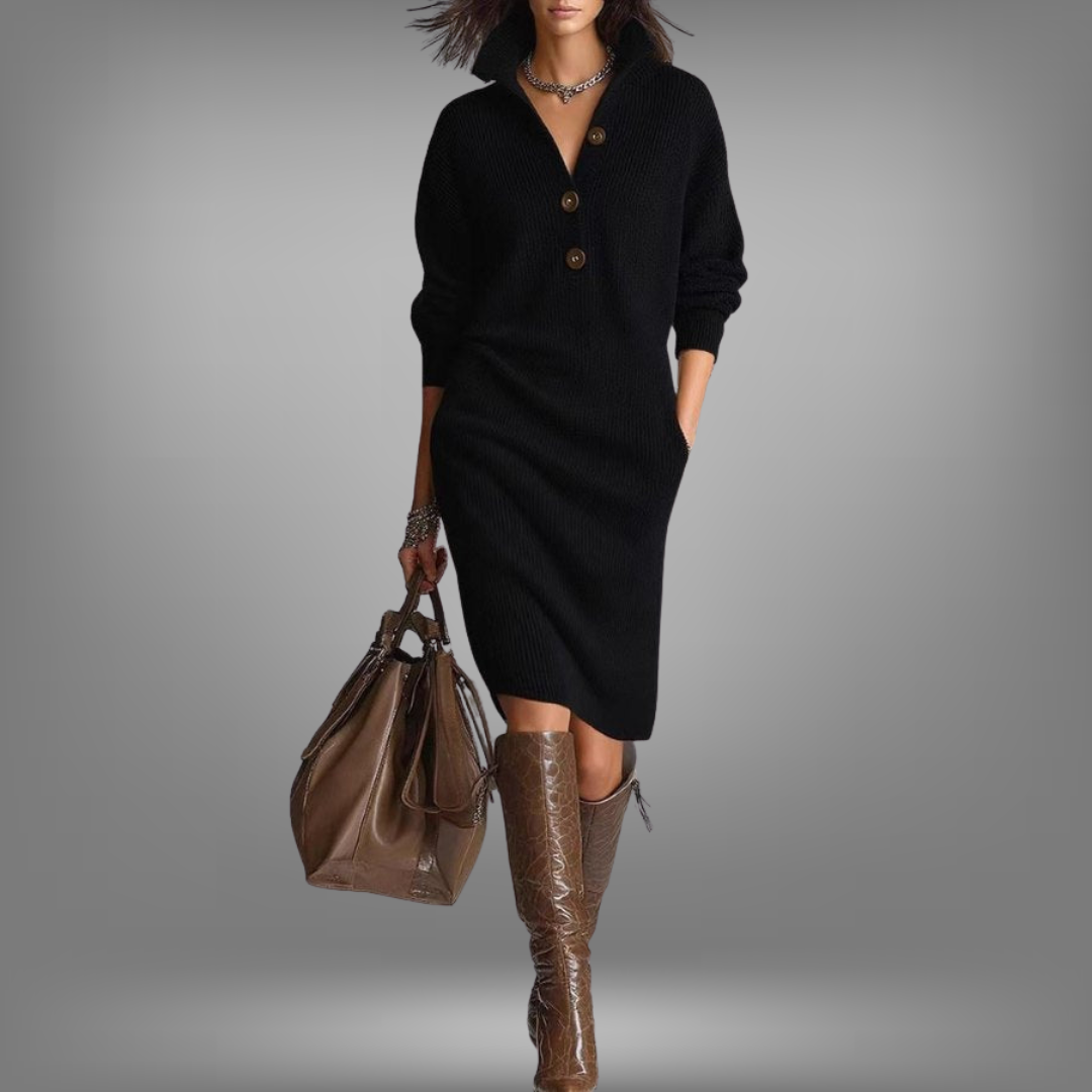 Lunori™ | Abito in maglia caldo Jane