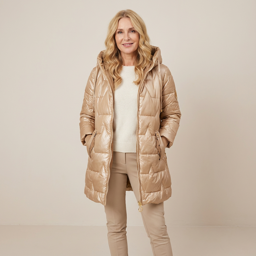 Lunori™ | Piumino Lungo con Cappuccio Aurora