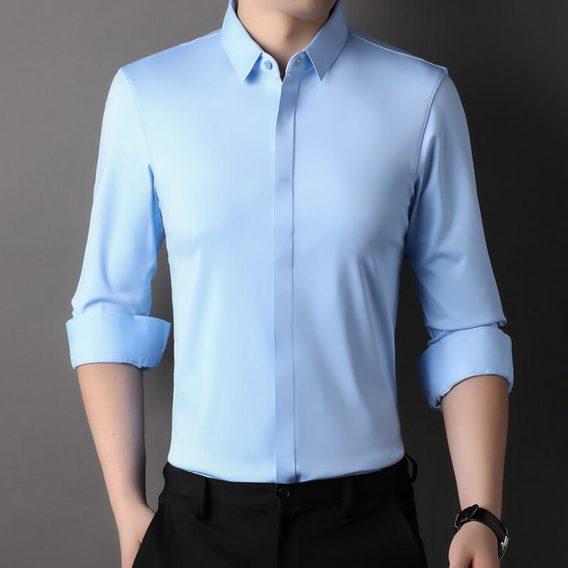 SALVINO™|CAMICIA ANTIPIEGA STRETCH
