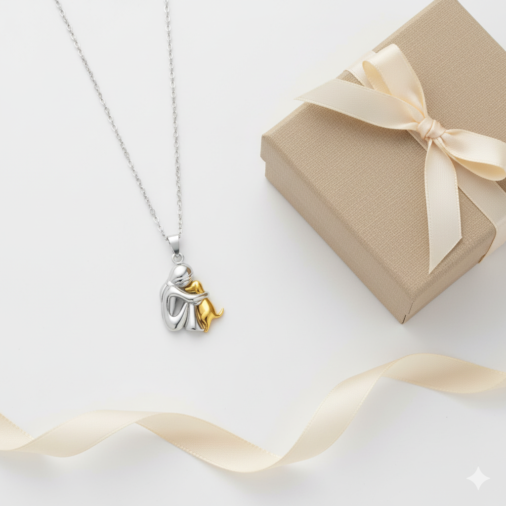 Lunori™| Collana con ciondolo a forma di cane