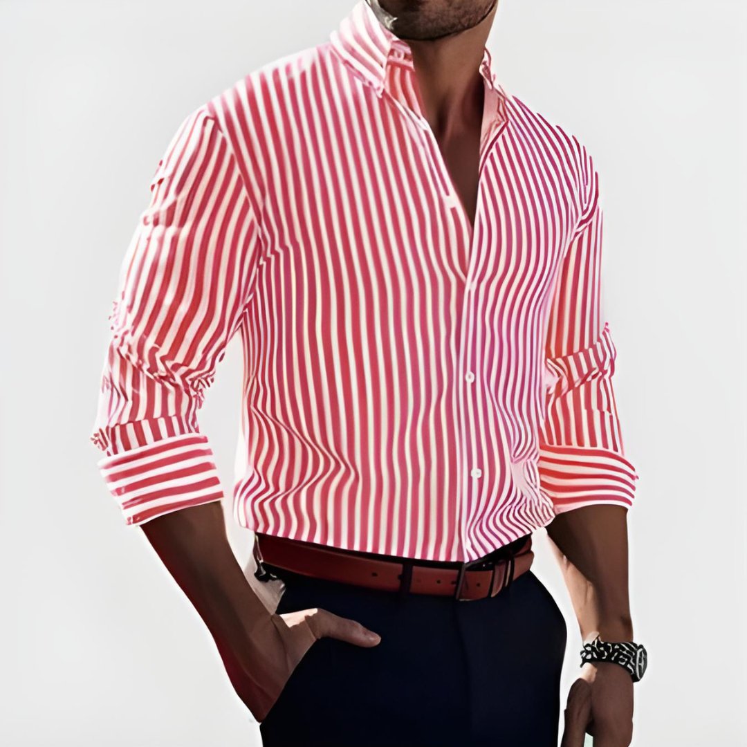 GIORGIO™|CAMICIA ELEGANTE A RIGHE