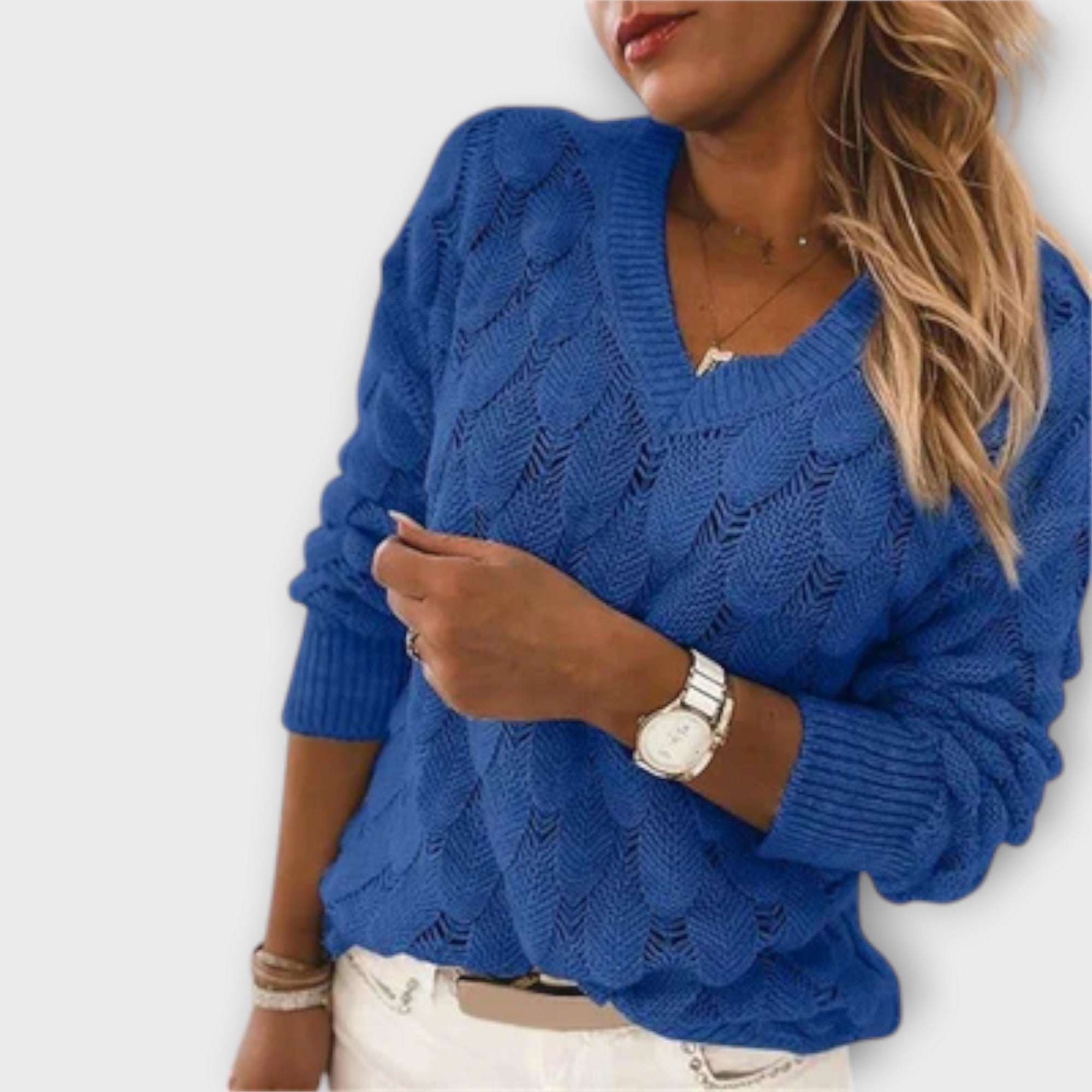 Lunori™|Maglione con scollo a V