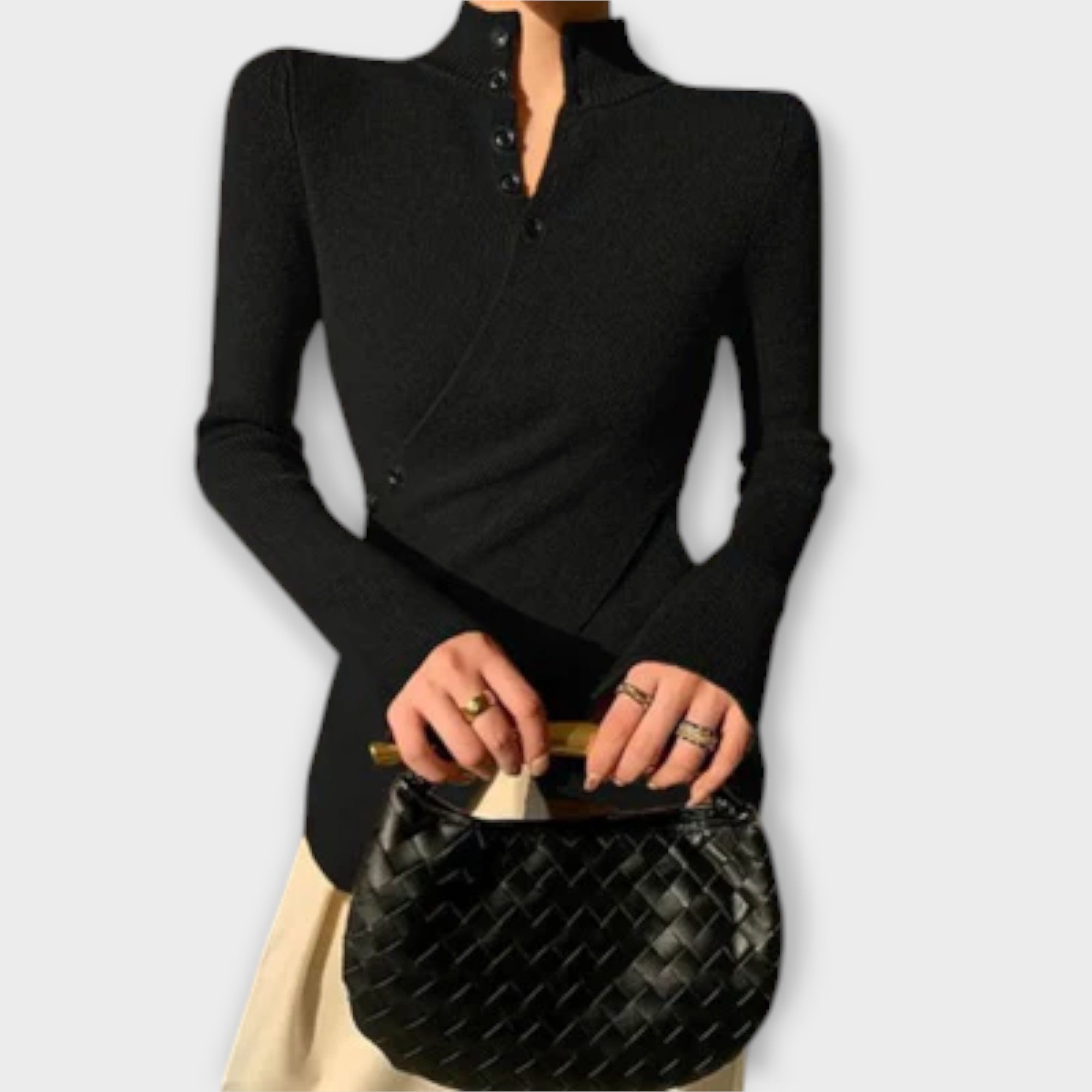  Lunori™| Elegante Maglione in Cotone