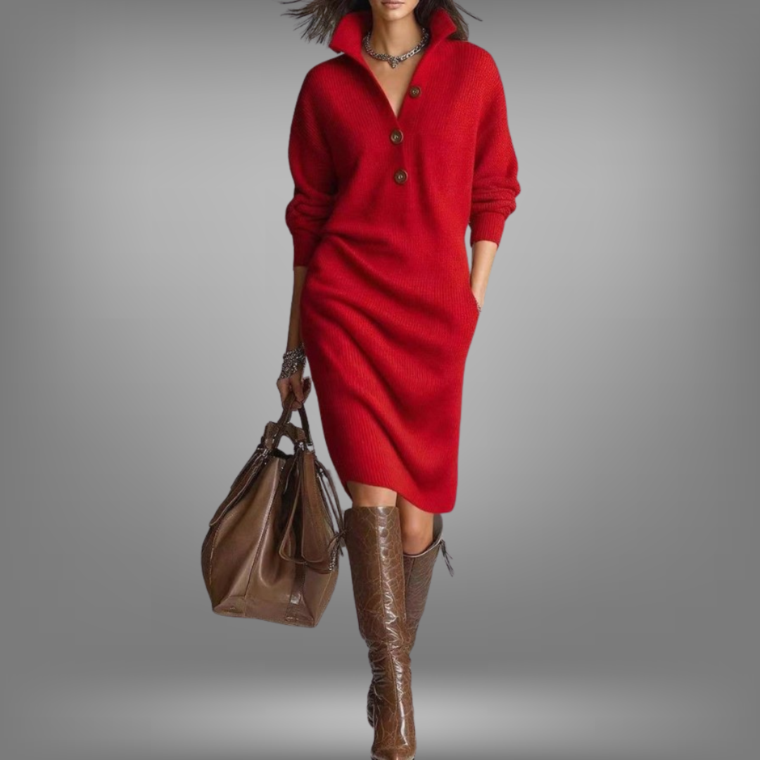 Lunori™ | Abito in maglia caldo Jane