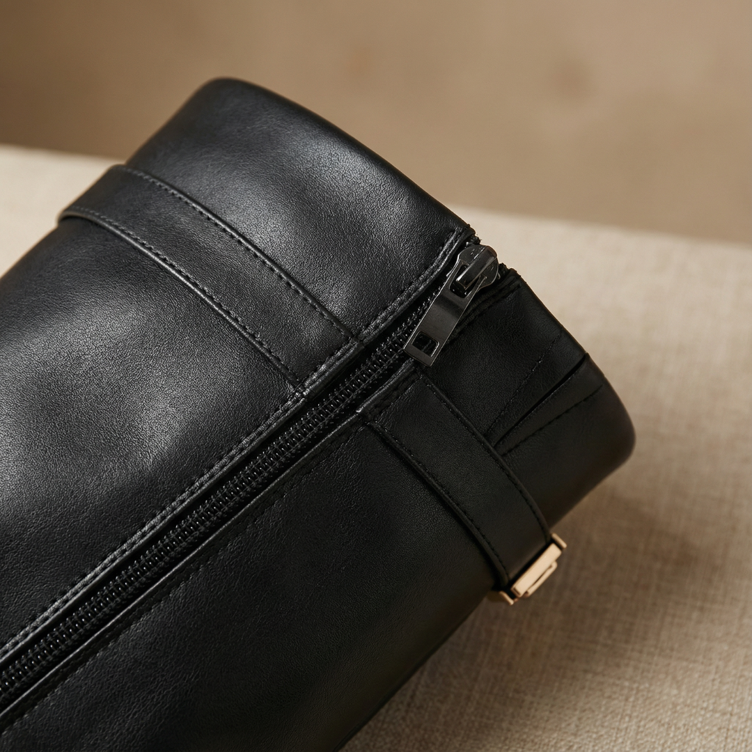 Lunori™ | stivali in pelle luna con gambale largo