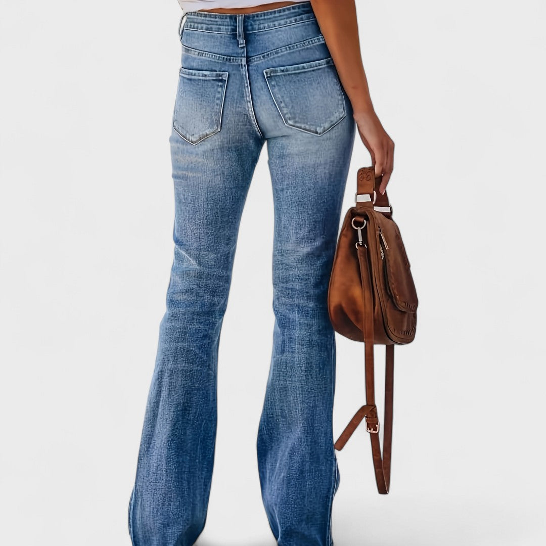  Lunori™| Jeans Flare Elasticizzati Retro Versatili Casual