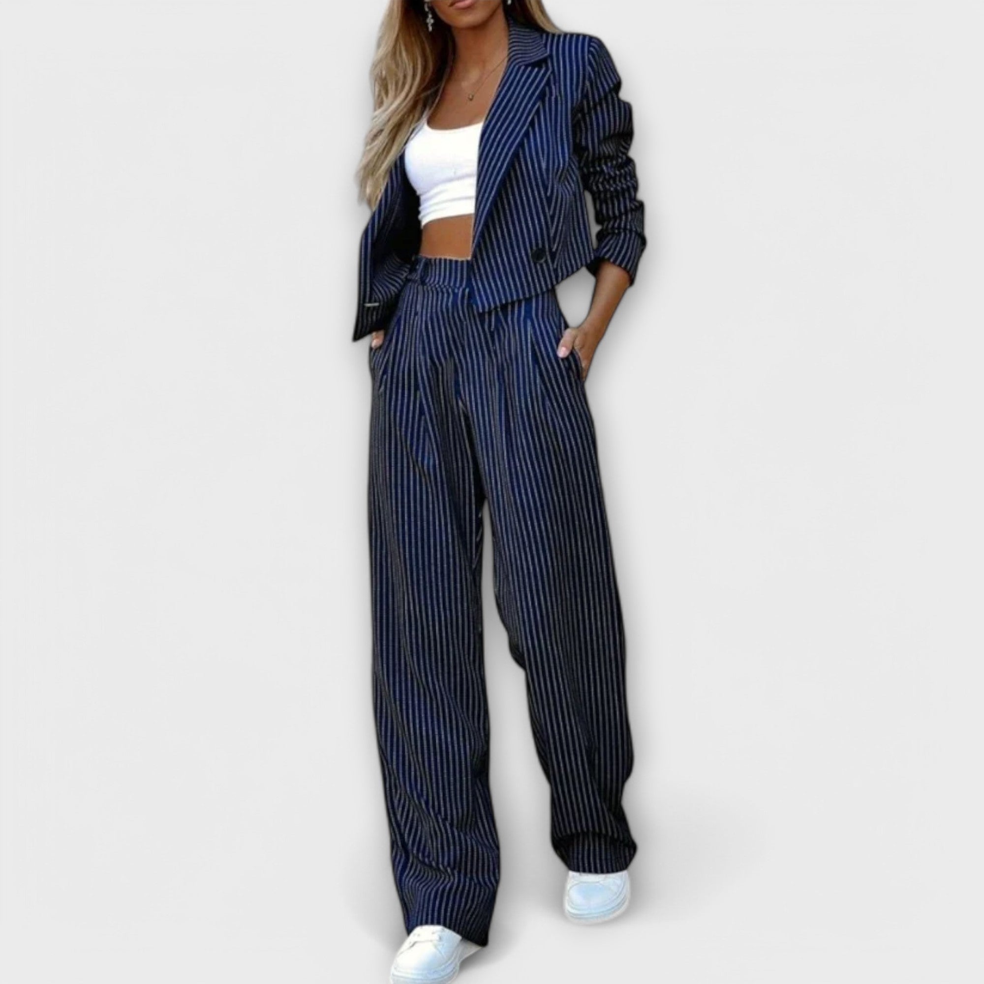  Lunori™| Completo Donna a Strisce