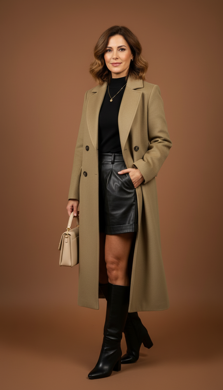 Lunori™ | Cappotto trench lungo Olivia