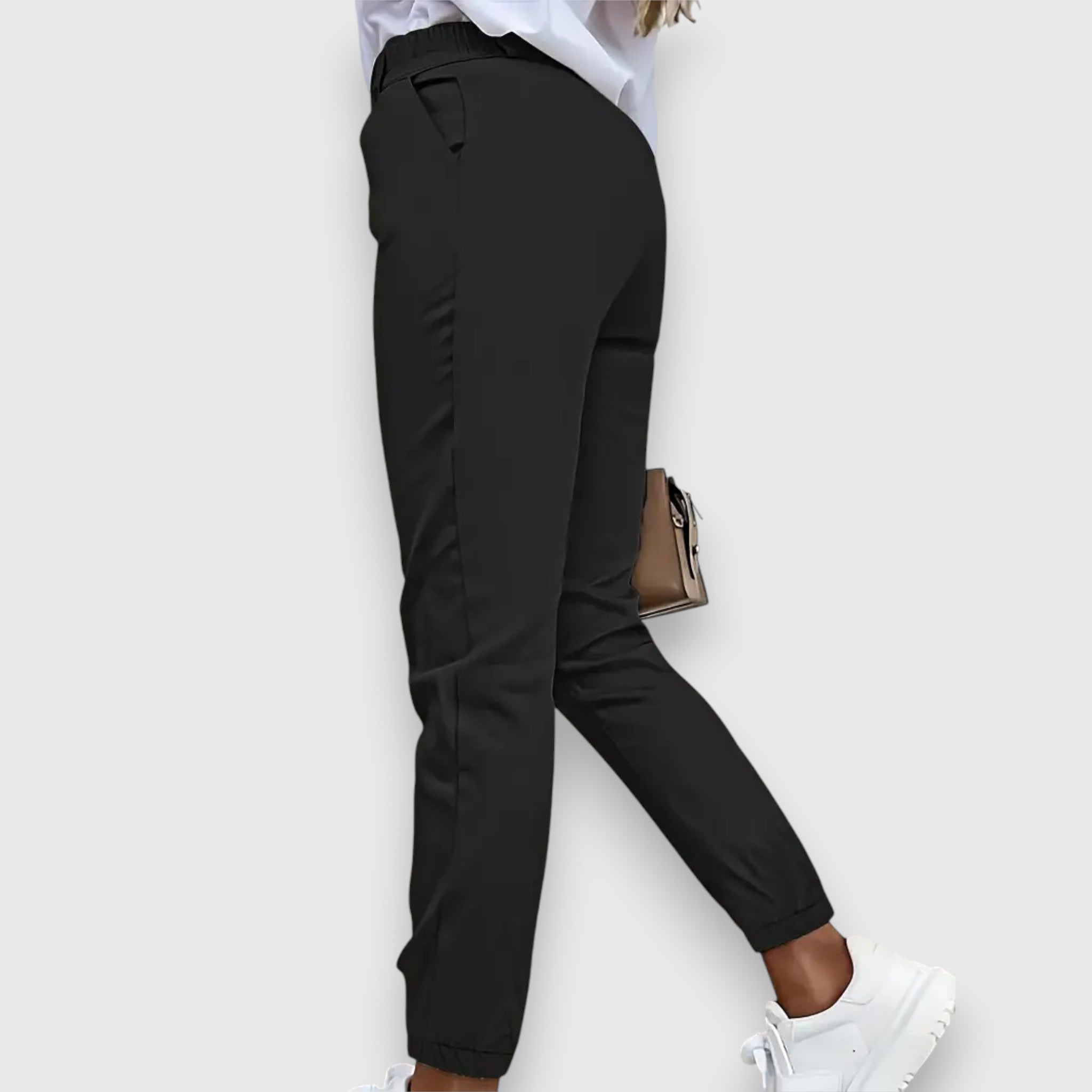  Lunori™| Pantaloni jogger slim fit in stile business